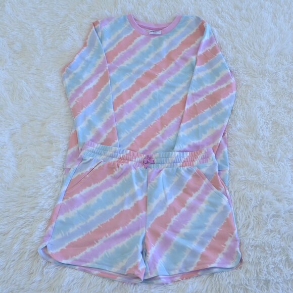 32 Degrees Girl's Multi Color Short And Top Size L 14/16 - Picture 1 of 4